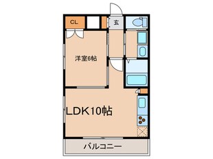 Ｒ－ＣＯＵＲＴ泉の物件間取画像